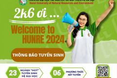 THÔNG BÁO TUYỂN SINH ĐẠI HỌC CHÍNH QUY NĂM 2024